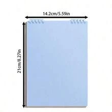 360° Flip Top Flip Notebook Cherry Blossom Pink Or Blue , Double-Sided Ink-Proof For Class/Office/Daily Recording - Màu xanh lam - Xem 8