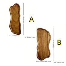 1 szt. ręcznie robiona taca łazienkowa z drewna akacjowego, stojak do przechowywania w łazience z nieregularnymi krawędziami, do przechowywania produktów do pielęgnacji skóry, mydła, akcesoriów kąpielowych, do przechowywania w kuchni, do przechowywania w łazience, akcesoriów łazienkowych, stojak na blat wanny, odpowiedni do remontu łazienki i codziennego użytku w spa, doskonale sprawdzi się jako prezent na Walentynki, Wielkanoc i sezon ślubny. - Taca z drewna akacjowego - Zobacz 13