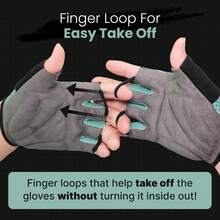 Guantes de ciclismo para bicicleta, guantes de bicicleta de montaña, antideslizantes, acolchados, transpirables, con medio dedo, accesorios deportivos para hombres y mujeres - Gris - Medio dedo - Ver 3