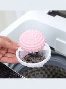 3 قطع/مجموعة كرات تنظيف آلة الغسيل القابلة لإعادة الاستخدام، تمنع التكتل، تجمع شعر الحيوانات الأليفة، تصفي الوبر (ألوان عشوائية) - متعدد الألوان - مشاهدة 4