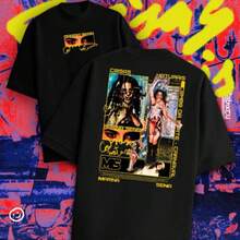 Unisex T-Shirt With Marina Sena 007 Print, Casual Summer T-Shirt, High Quality, On  - Immediate Shipping. - 黑色 - 查看 1