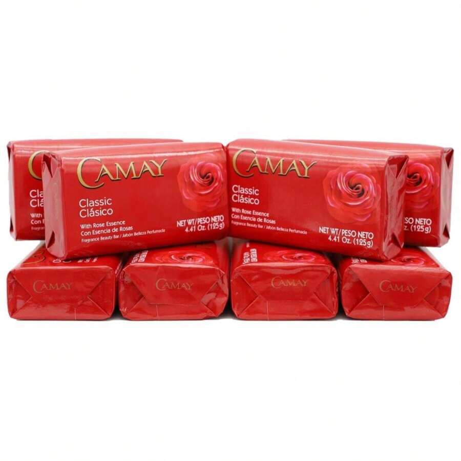 Camay Classic Bar Soap, Rose Essence, 8-Pack Of 4.41 Oz Each Soap, 8 Bar Soaps. - Màu A - Xem 1