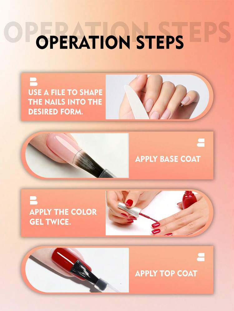 指甲油，快干指甲油，水性指甲油，女士/青少年适用，可剥离指甲油，透明色，1瓶11毫升，强化指甲，底油/亮油两用，蕴含玫瑰花提取物，形成保护层，打造持久亮泽，快干配方令指甲保持清新亮丽，角质层护理油，令指甲柔软健康，美甲沙龙，美甲用品，女士/女孩礼物 - 彩色 - 查看 8