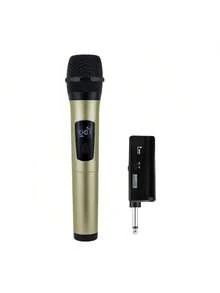 1pc Gold Multipurpose Microphone, Minimalist & Fashionable For Casual Everyday Use - Gold - View 9