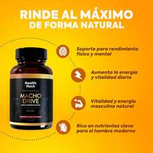 ¡RecomendadoMaca Negra y L-Arginina para Vitalidad Masculina y Energía para Hombres |   Ginseng, Zinc, Guaraná y Extractos Naturales |   Cápsulas para Rutina Diaria y Bienestar Masculino |   Unidad Macho |   Health Hack¡Top de Temporada - 1 - Ver 3