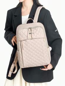 Urban Functional Backpack, Presenting All-Weather Commuting Aesthetics Unlock The Absolute Visual Sovereignty Of Daily, Commuting, And Travel With A Set Of EquipmentThe Whole Series Is Equipped With A Top Handle Adjustable Wide Strap, Which Can Switch Freely Between Three Modes: Comfortable Commuting With Both Shoulders - Multicolor - View 8