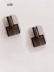 2-10 piezas Protector de cable de carga transparente negro de diseño ondulado, ligero. Funda protectora para cable de datos del teléfono con textura suave - Multicolor - Ver 9