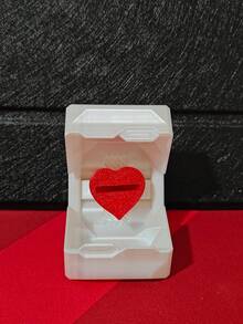 1pc/2pcs Engagement Ring Storage Box | A Valentine's Day Gift With A Touch Of Romance, A Romantic Gift To Preserve Your Promise, A Perfect Surprise For Your Girlfriend/Wife - Multicolor - View 2