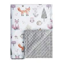 Säuglings-Fleece-Decke, Kinderblanket mit Punkten, Baby-Innenklima-Decke, Kleinkind-Schlafdecke, verstärkte Cartoon-förmige Steppdecke - Verschiedenfarbig - Übersicht 13