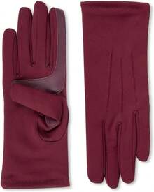 Isotoner Women'S Spandex Cold Weather Stretch Gloves With Warm Fleece Lining - ColorC - 查看 1