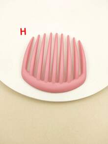 1pc Leopard Print Elegant ABS Plastic Hair Claw Clip, Suitable For Everyday Wear - Multicolor - View 9