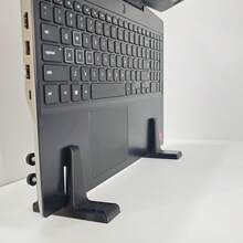 垂直笔记本电脑支架，可调节，2 件装，可拆卸笔记本电脑支架，带防滑垫，节省空间的桌面支架，带通风设计，适用于游戏笔记本电脑，兼容 MacBook、戴尔、惠普以及所有厚度不超过 1.7 英寸的笔记本电脑。 - 彩色 - 查看 4