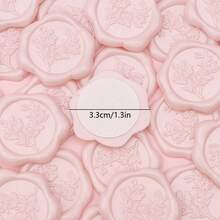 25pcs/Pack Eucalyptus Pattern Wax Seal Stickers, Self-Adhesive Envelope Sealing Stickers Suitable For Wedding, Party, Birthday, Christmas - 25 PCS - Eucalyptus - View 6