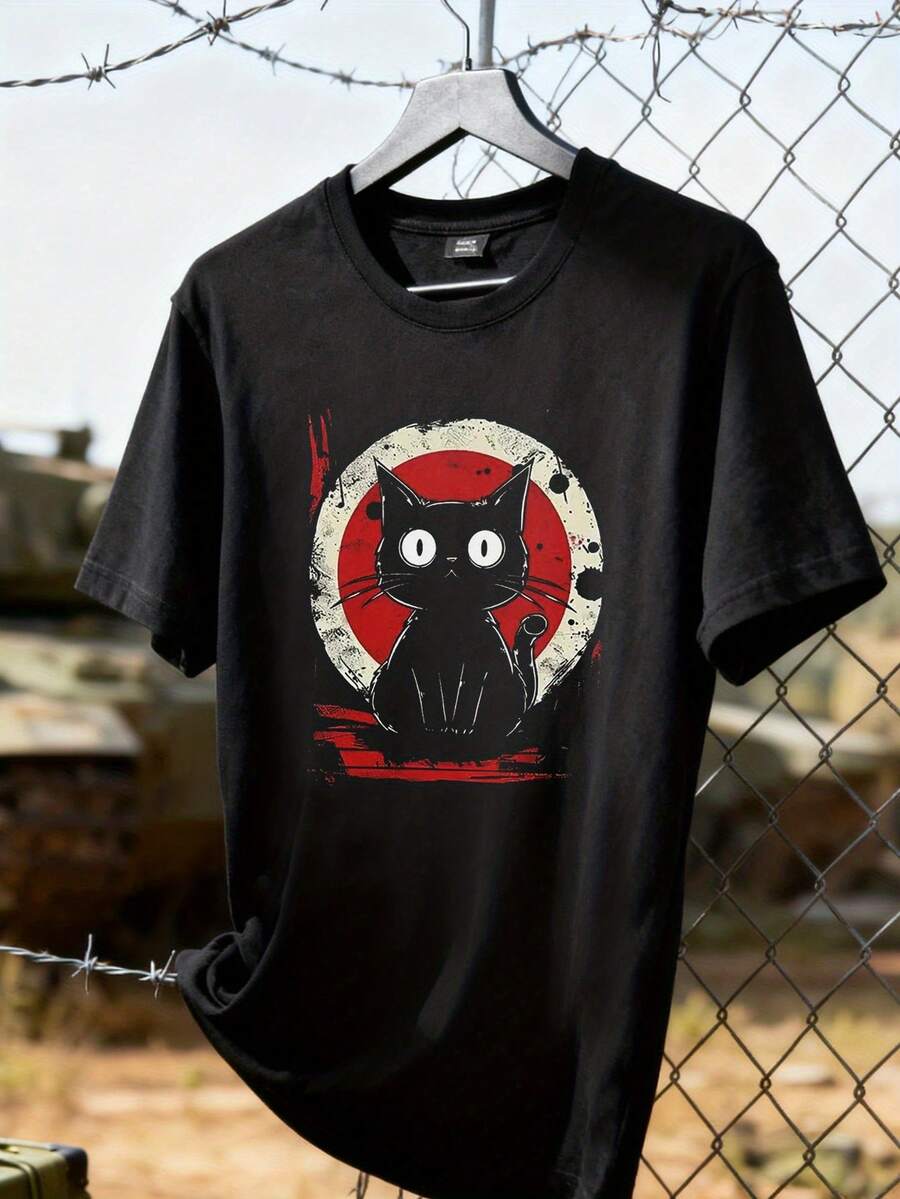 Men Outdoor Tees & Tanks - Black - View 1