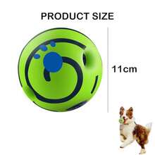 Natural Latex Rubber Squeaky Giggle Ball For Large Dogs - As Pic - View 2