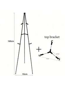 Giá vẽ gấp gọn 66 inch, Giá vẽ bảng hiệu tiệc mừng em bé - Giá đỡ trưng bày di động - Khả năng chịu tải 5 lbs, Thích hợp để trưng bày biểu ngữ và áp phích tiệc mừng em bé, Chân đế ba chân bằng kim loại có thể điều chỉnh, Giá vẽ để bàn và trên sàn, Chân đế ba chân bằng kim loại lớn có thể điều chỉnh, Đế màu đen, Quà tặng Phục Sinh, Giá vẽ cần thiết cho đám cưới, Giá đỡ áp phích để sàn tức thì, Nhẹ và có thể gấp gọn, Trang trí ngoài trời cho sinh nhật, đám cưới - Nhiều màu - Xem 11