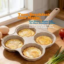 ABKOK 10-Piece Granite Cookware Set, Non-Stick Pots And Pans (Including Frying Pan And Pancake Pan), Ideal For Breakfast And Daily Cooking, Compatible With Induction Cooktop - White - View 8