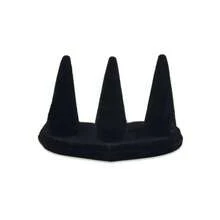 Organizer Resin Flocking Ring Holder Storage Case Jewelry Packaging Jewelry Display Rack Ornaments Small Ring Display Stand - Multicolor - View 17