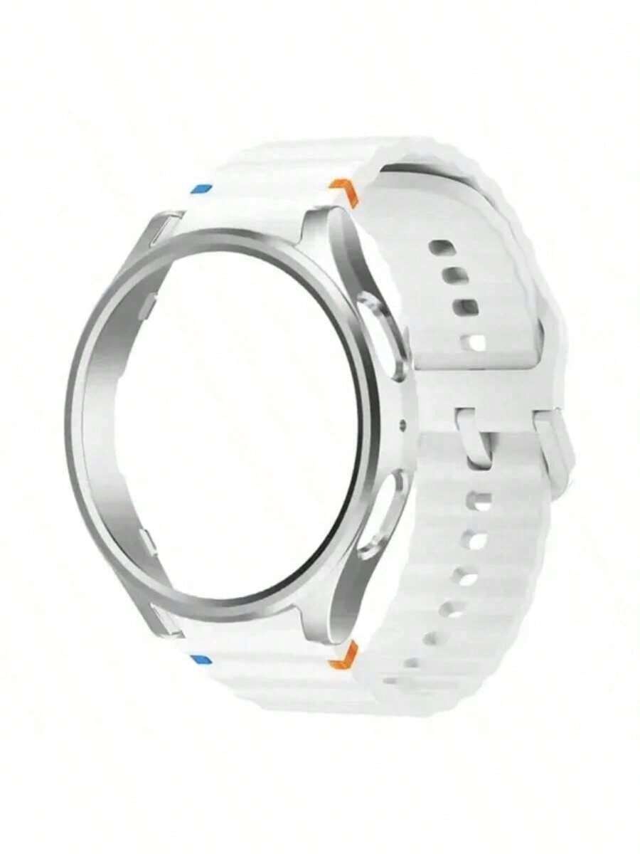 SMART WATCH MX Smartwatch Band - White/Silver - View 1