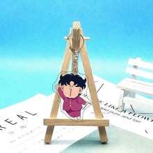 动漫游戏 MiSide 新款亚克力钥匙扣，6厘米 Mita/疯狂 Mita/戴帽子的 Mita，高透明可爱包包挂件，情人节粉丝礼物 - 彩色 - 查看 3