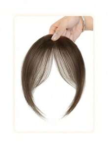 女士直发刘海夹式假发，优雅直发合成纤维夹式接发，高温丝直发片，蓬松侧刘海 - 优雅自然，高温丝材质，佩戴方便，时尚日常假发，时尚发饰 | 自然外观 | 简约设计，发爪夹，发夹，发卡，发卡，发爪，发夹，发卡 - 彩色 - 查看 13