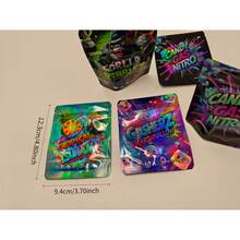100pcs 3.5g Mylar Bags |     Exotic, Gift, Storage, Ziplock, Party Packs, Zipper, Resealable Bags |     Suitable For Christmas, Halloween, Event Party |     Style 96, Made Of Polypropylene - 200件 - 查看 6