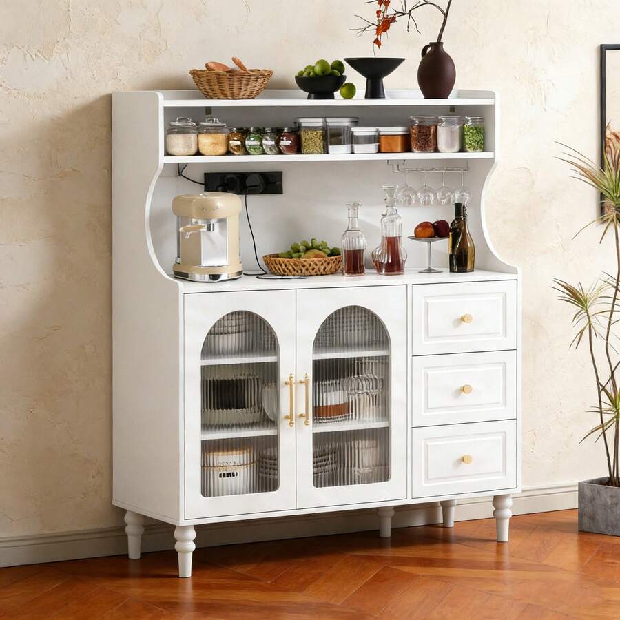 Buffets & Sideboards - White + MDF-1 - View 1