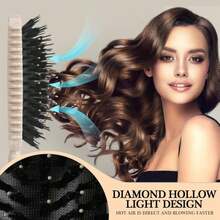 Auhrjomra Curly Hair Brush Defining, Volume Curl Defining Brush For Effortlessly Detangling Shaping And Styling Men'S Women'S Curls, Waves &Amp; Coils, Curly Hair Products, Reduce Frizz, Beige 1PC - ColorA - 查看 5