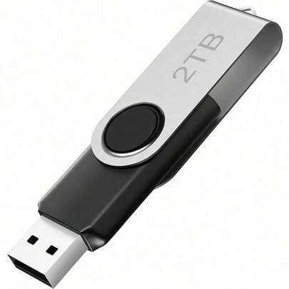 2TB USB Flash Drives External USB Hard Drive 2TB Portable USB Slim External Compatible With PC, Laptop And