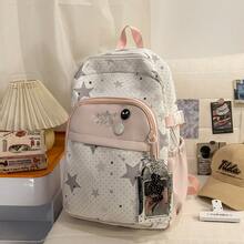 Transparent Anime-Style Casual Backpack, Lightweight Campus Backpack For Middle School Students - A - View 13