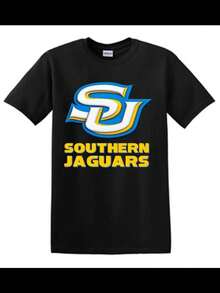 Southern State University Jaguars T-Shirt Design1 - màu đen - Xem 1