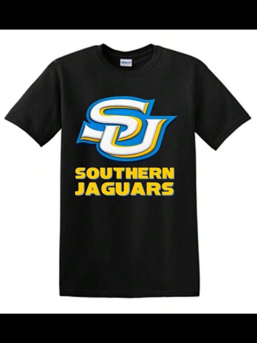 Southern State University Jaguars T-Shirt Design1 - màu đen - Xem 1