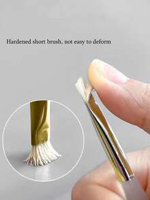 1支水晶多功能美甲纹理刷，美甲勾线刷，点钻笔，专业美甲沙龙美甲工具 - 彩色 - 查看 4