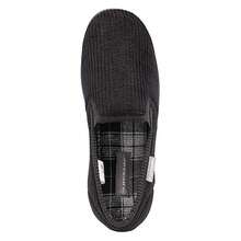 Dunlop - Mens Comfy Memory Foam Slippers With Hard Traction Rubber Sole - Black - View 4