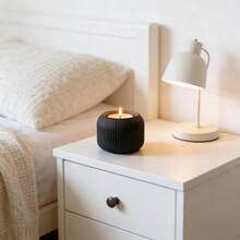 Chic Minimalist Candle Base | Perfect For Wabi-Sabi Style Living & Holiday Gifting - Minimalist Candlestick - View 5