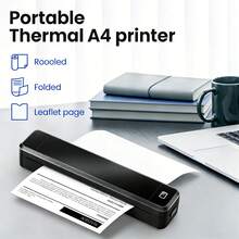 Marklife Portable A4 Thermal Printer, Wireless Bluetooth Travel Printer, Compatible With Laptops And Smartphones, Ink-Free Mobile Printer, Supports 8.5"X11" US Letter Paper, Compact Design For Home, Office, Business And School, Compatible With IOS And Android. The Perfect Gift For Valentine's Day - Multicolor - View 5