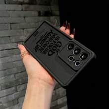 If God Is For Us, Who Can Be Against Us Phone Case - Compatible With Samsung Galaxy S25/S24/S23/S22/S21 FE/Ultra Plus 4G/5G Shockproof Soft Back Cover,Suitable For IPhone17 Air - màu đen - Xem 5