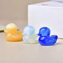 Exquisite 30mm Handcrafted Natural Stone Duck Figurine Charm - Perfect For Animal Lovers And Fashion Enthusiasts - Multicolor - View 11