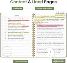 Taja Lined Spiral Journal Notebook For Women &Amp; Men, 140 Pages, College Ruled Hardcover Notebook For Work &Amp; Note Taking, Journals For Writing, A5(5.7" X 7.9") - Green - 顏色A - 查看 3