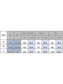 Women's Flared Pants Stylish Solid Color Ribbed Fold-down Waist Design Casual Slim Fit Bell Bottoms - Champán - Ver 7