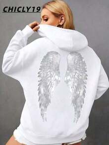 2026 LC Women's Oversized Wings Print Hoodie - Black Y2K Back Pullover, Fall Winter Streetwear Long Sleeve Hooded Top, Loose Fit Casual Daily Wear, Retro Aesthetic Statement Pattern Hooded Sweatshirt Adults, Comfy Oversized Womens Winter Clothes, Sudadera, Pullovers Women, Sweatshirt, Sweatshirts WomenCasual Daily WearY2Y-W-Vacation Outfits Women - trắng - Xem 11