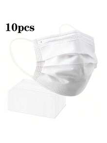 50 pezzi Mascherine monouso, opzioni di colori multipli, morbide e delicate sulla pelle, maschere a 3 strati, con lacci elastici per le orecchie - ideali per casa, scuola, ufficio, attività all'aperto e campeggio! - Multicolore - Visualizzare 18