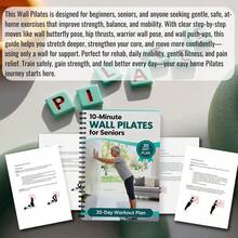 Wall Pilates For Seniors - Home Exercise Handbook For Beginners, Designed To Improve Balance, Strength, Flexibility And Mobility, With Simple Step-By-Step Illustrated Guide, Specially Made For Elderly - A5 - View 4