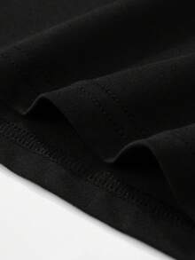 Áo sơ mi nam GRDR cổ Henley tay ngắn màu trơn cổ điển, món đồ thiết yếu thường ngày, không thể thiếu trong tủ đồ mùa hè. - màu đen - Xem 8