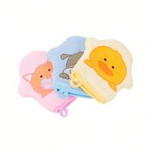 1件婴儿沐浴配件卡通超柔软浴巾，儿童搓澡海绵，婴儿沐浴海绵，儿童沐浴手套 - 彩色 - 查看 7