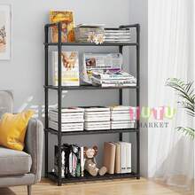 1 Pieza De Rejilla De Hierro De 4 Capas: Estante Multifuncional Y Duradero Para OrganizacióN Y Almacenamiento Este Estante De Alta Calidad, Es Ideal Para Optimizar El Espacio En Cocinas, Garajes Y Despensas. Su DiseñO Resistente Y Color Oscuro Aportan Elegancia Y Estabilidad, Mientras Que Su Estructura ExtraíBle Permite Soluciones VersáTiles De OrganizacióN. Perfecto Para Espacios PequeñOs, Facilita El Orden En El Hogar Con Gran Capacidad Y Durabilidad, AdaptáNdose A MúLtiples Escenarios Con Eficiencia. - Negro - Ver 8