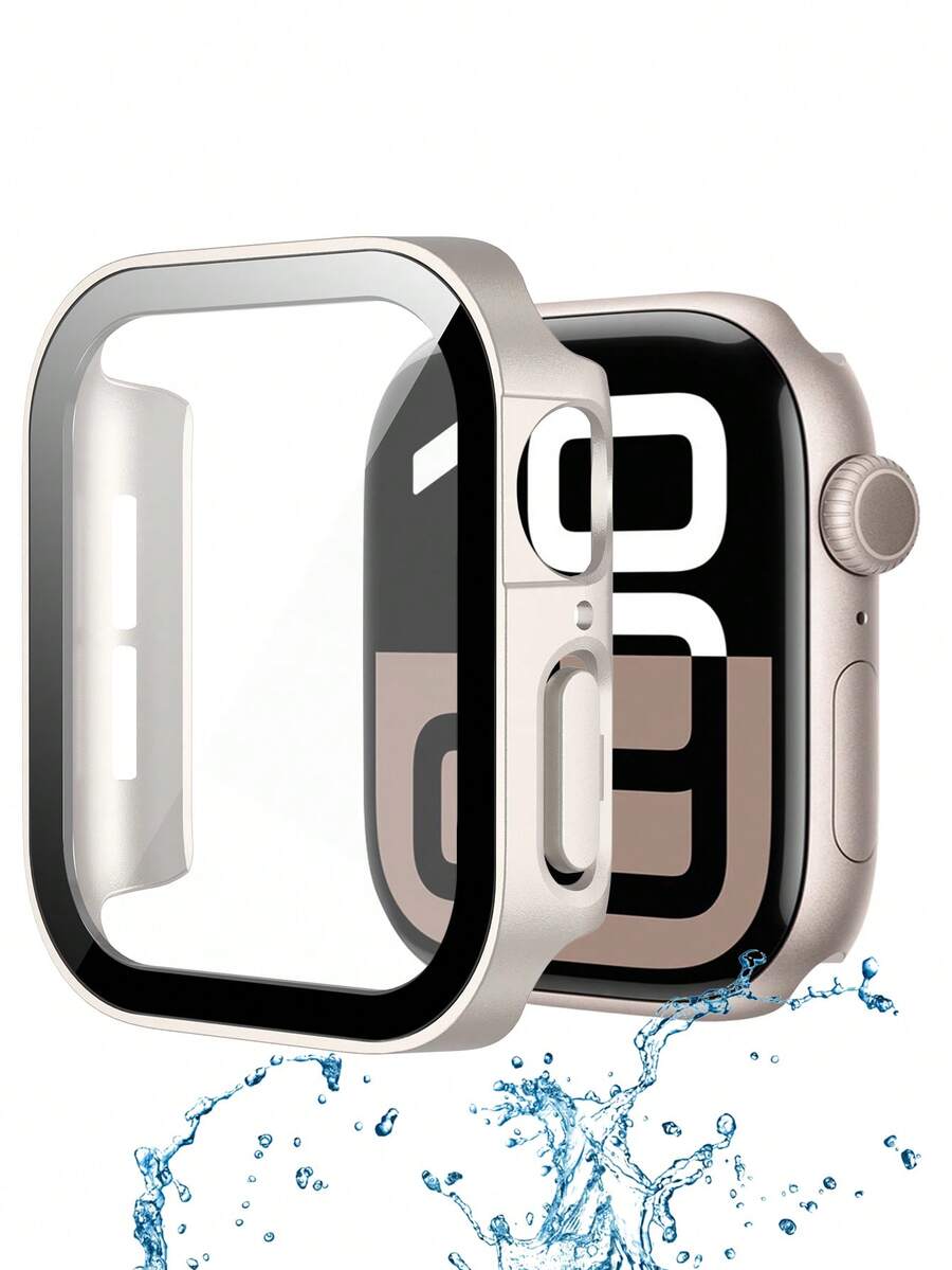 这款防水表壳兼容 40mm、41mm、42mm、44mm、45mm、46mm 和 49mm 的 表盘。采用防水、防震、防刮的硬质 PC 材料,配备钢化玻璃屏幕保护膜和防水垫圈设计。兼容 Ultra / Series 11 / 10 / 9 / 8 / 7 / 6 / 5 / 4 / SE。佩戴舒适,触感灵敏。男女皆宜的运动休闲风格表壳。 - 香檳色 - 查看 1