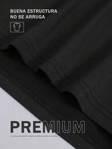 2023 Camiseta Negra con Diseño Original Blind Child Estilo Urbano для Hombres и Mujeres Algodón Comodidad para Todas las Estaciones Ideal para Streetwear и Looks Casuales - Negro - Ver 6