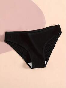 5-Pack Of Women's Ribbed, Breathable, And Comfortable Underwear For Home And Sports. - 1pcs - 查看 8