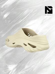Crocs Echo Wave Clog Almond Tint – Shose For Man/Woman-Vintage-Spring & Summer-Thick Sole Casual Beach Flip Flops, Shock-Absorbing Comfort, Gym To Streetwear-Mother's Day Gifts-Father's Day Gift –210521 0LL - Almond Tint - 查看 3